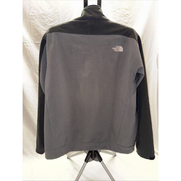 Men’s North Face Soft Shell Jacket Black/Gray Size: XL - Picture 3 of 10